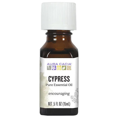 AURA CACIA CYPRESS ESSENTIAL OIL 0.5 FL. OZ.