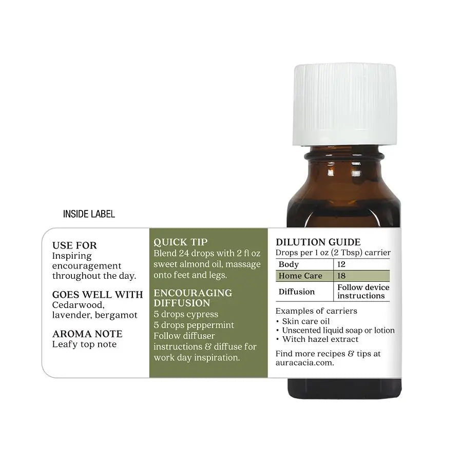 AURA CACIA CYPRESS ESSENTIAL OIL 0.5 FL. OZ.