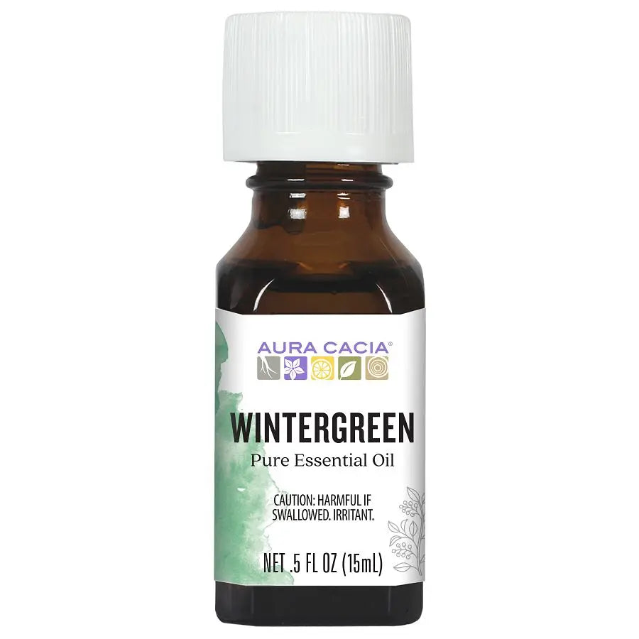 Aura Cacia Wintergreen Essential Oil (1x0.5Oz)