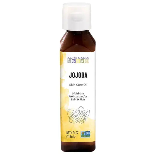 Aura Cacia - Jojoba Natural Skin Care Oil - 4 Fl Oz