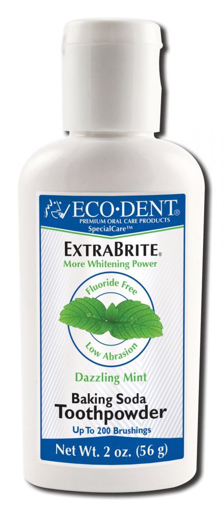 Eco-Dent Extrabrite Without Fluoride Toothpowder (1x2 Oz)