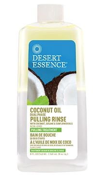 Desert Essence Coconut Oil Dual Phase Pulling Rinse 8 fl. oz.