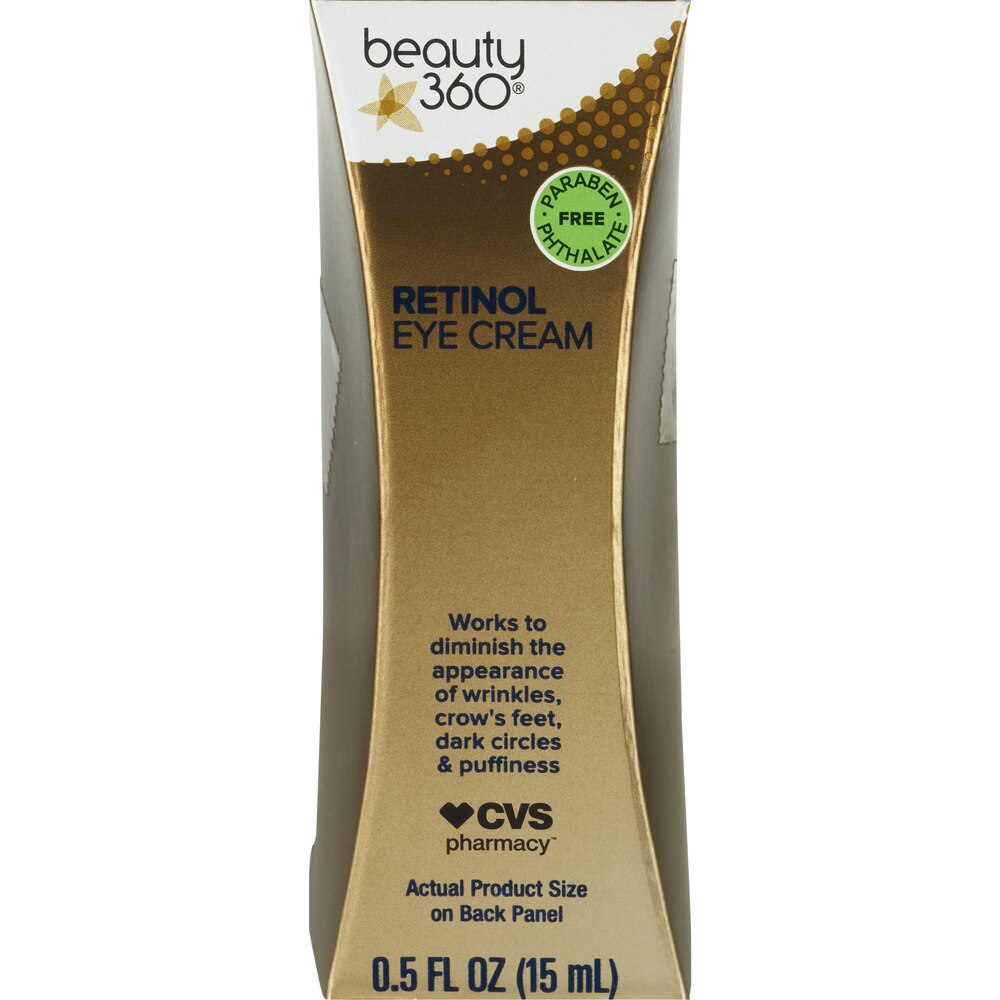 Beauty 360 Retinol Eye Cream free Paraben & Phthalate 05 oz