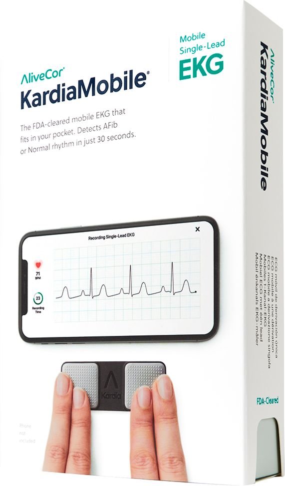 AliveCor KardiaMobile Personal EKG Monitor - Black