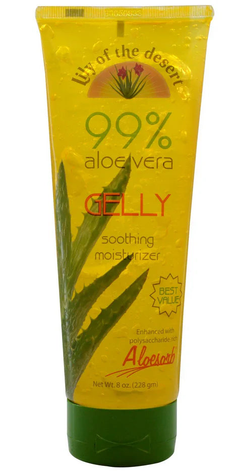 Lily of the Desert 99% Aloe Vera Gelly Soothing Moisturizer 8 oz Gel
