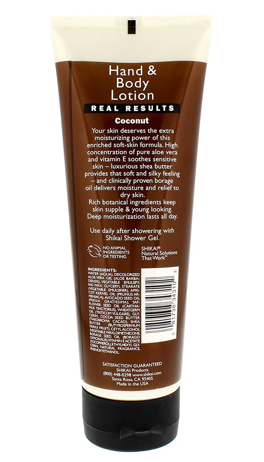 Shikai Coconut Hand & Body Lotion, 8 fl. oz.