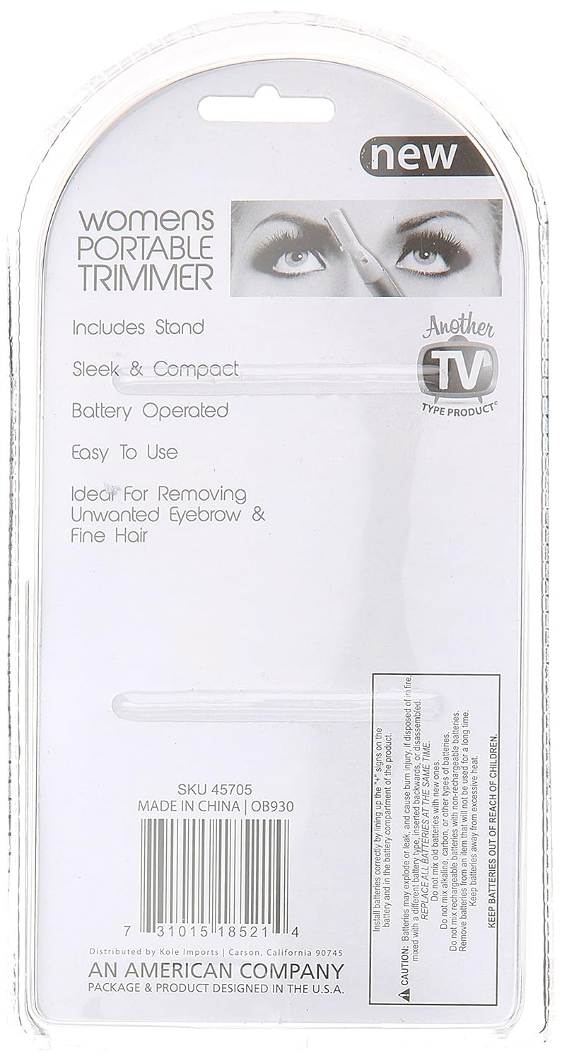 Case of 5 - Battery Operated Women's Portable Trimmer