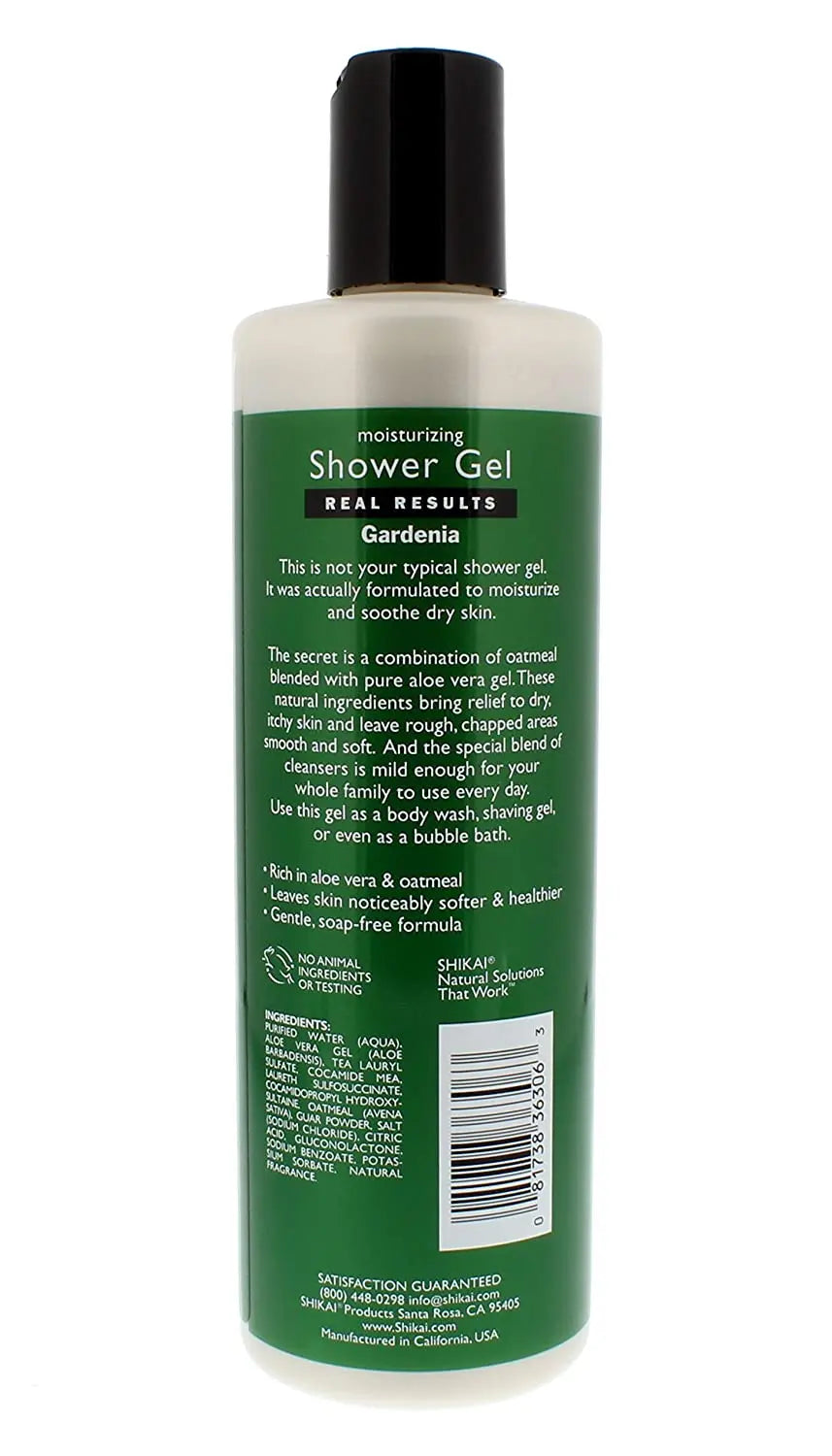 Shikai White Gardenia Shower Gel, 12 oz.