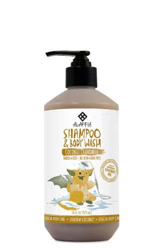 Alaffia Babies & Kids Shampoo & Body Wash Coconut -- 16 fl oz