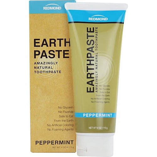 Redmond Earthpaste Peppermint Toothpaste, 4 oz.