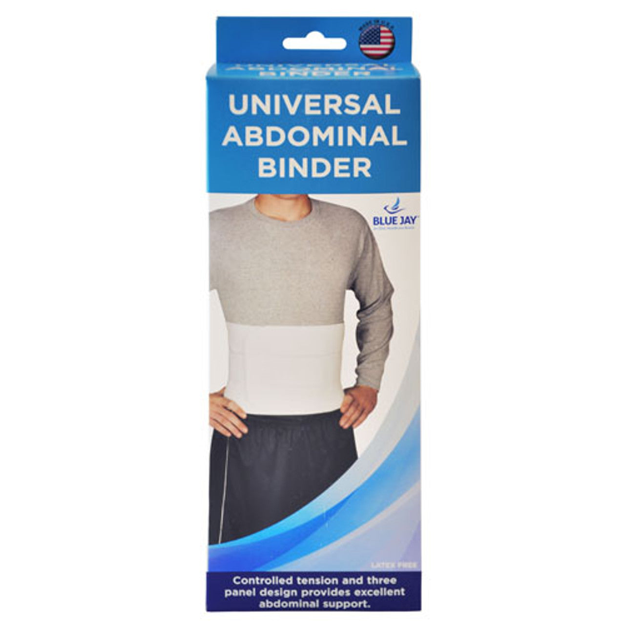 Blue Jay Abdominal Binder Universal White 9 Width