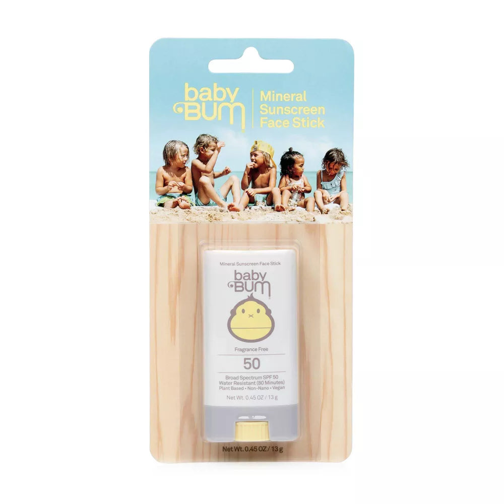 Baby Bum Mineral Sunscreen Tube, SPF 50 - 0.45oz