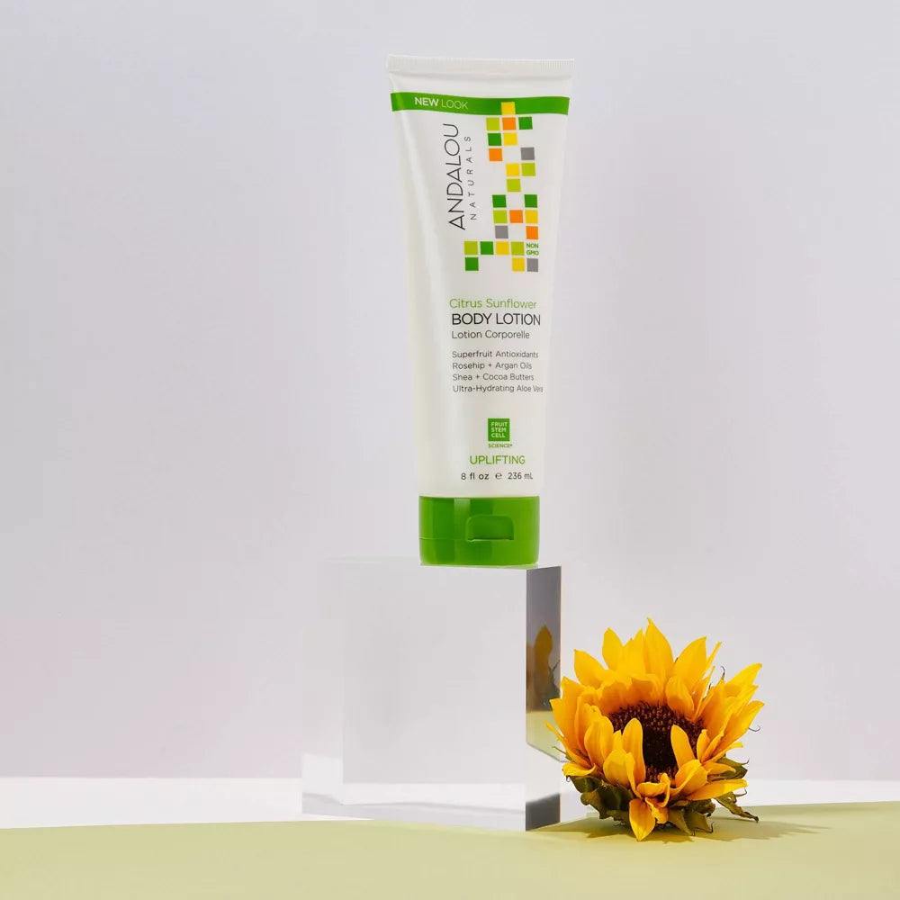 Andalou Naturals Uplifting Citrus Sunflower Body Lotion - 8 fl oz