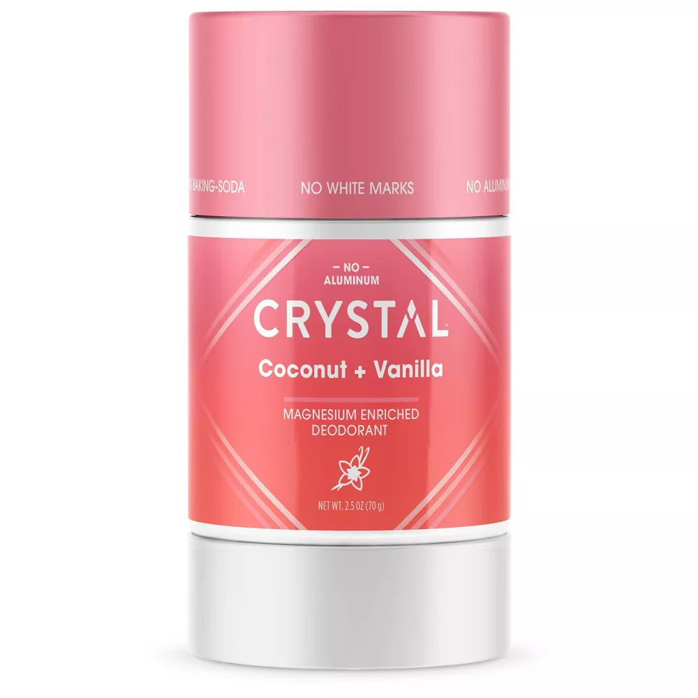 Crystal Magnesium Enriched Deodorant - Coconut + Vanilla - 2.5oz