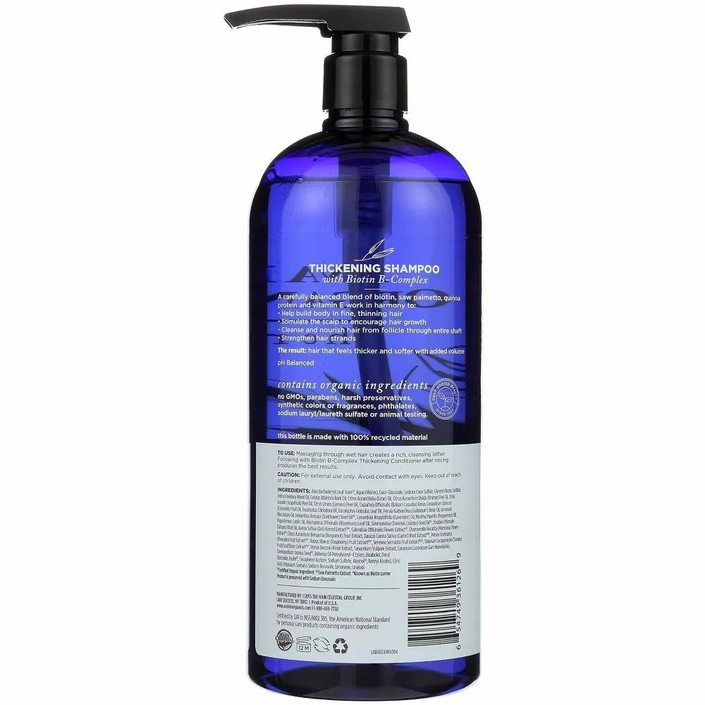 Avalon Organics Therapy Thickening Shampoo Biotin B-Complex - 32 oz