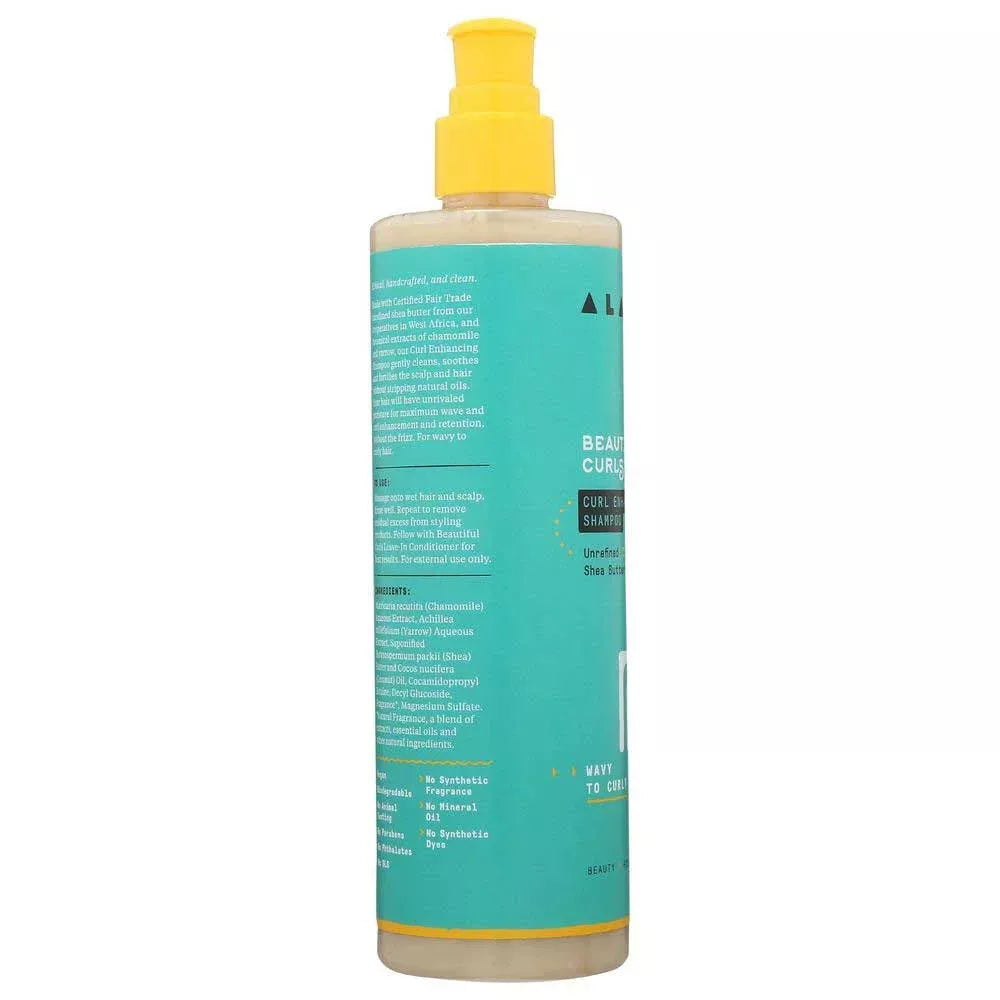 Alaffia Beautiful Curls Curl Enhancing Shampoo Unrefined Shea Butter - 12 oz