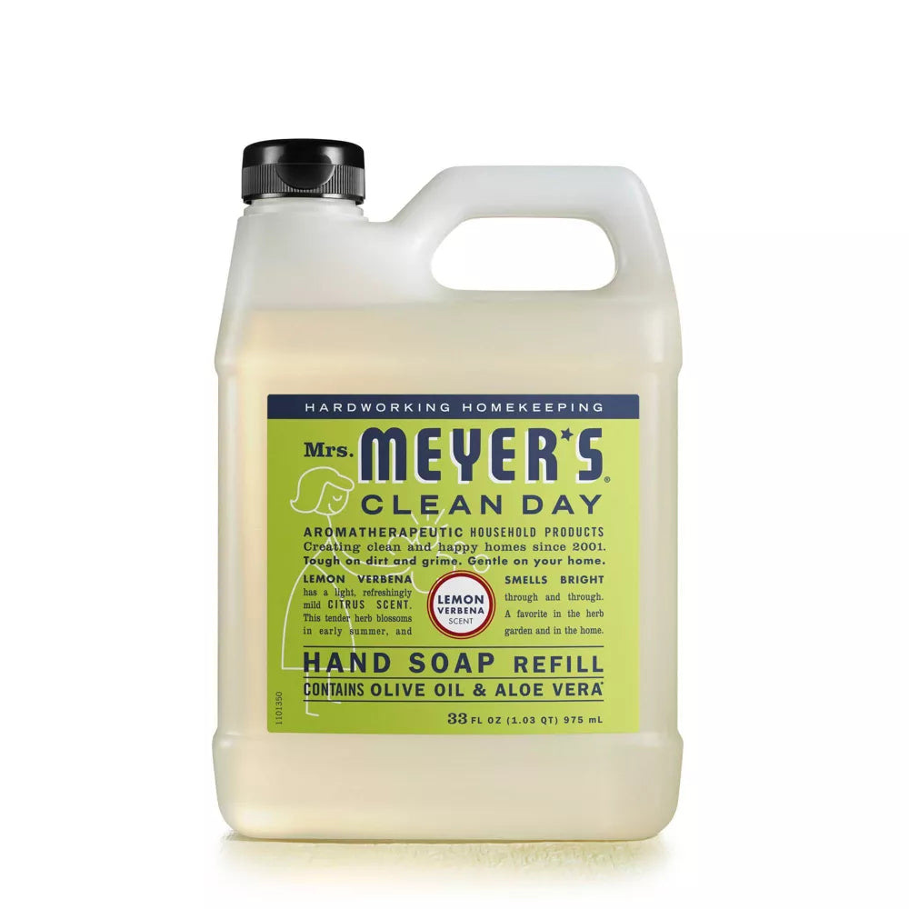 Mrs. Meyer's Clean Day Lemon Verbena Liquid Hand Soap Refill - 33 fl oz