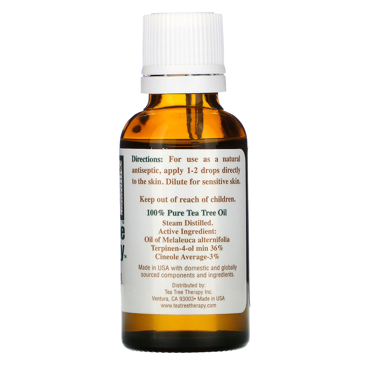 Tea Tree Therapy Pure Tea Tree Oil 30ml (1x1 Oz)