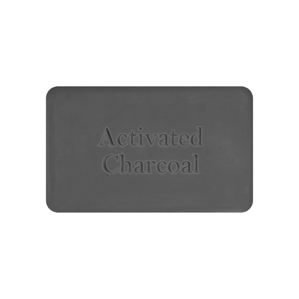 Naked Activated Charcoal Soap with Dead Sea Minerals, Argan Oil & Shea Butter, Essential Oil, 4 oz