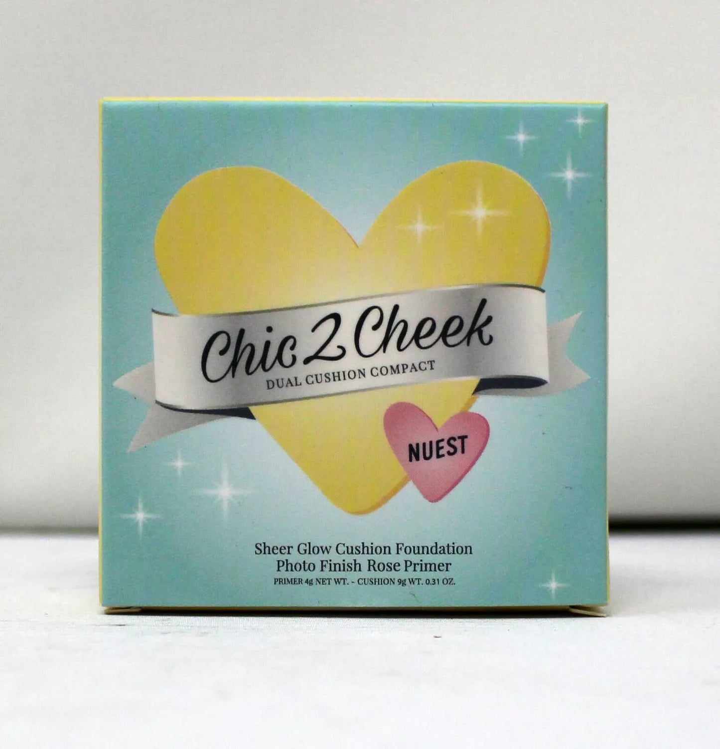 Chic2Cheek 3 Tiered Compact Primer, Foundation and Applicator (Nude Fair)