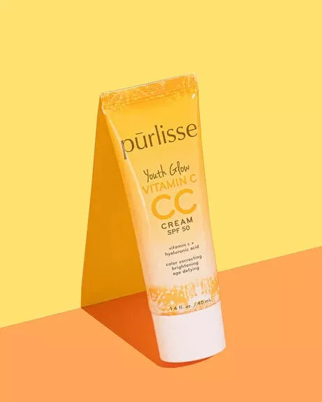 Purlisse Youth Glow Vitamin C CC Cream SPF 50 Light 1.4oz
