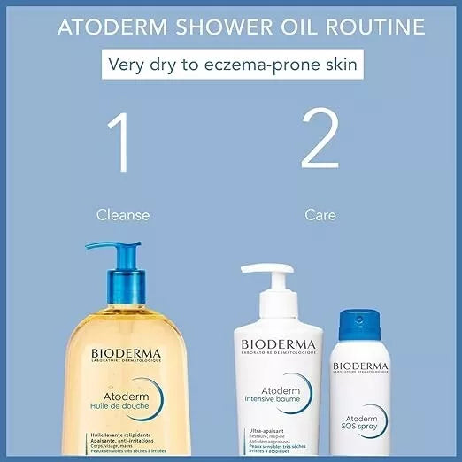 BIODERMA Atoderm Ultra-Nourishing Cleansing Oil 33.8oz + 3.4 OZ