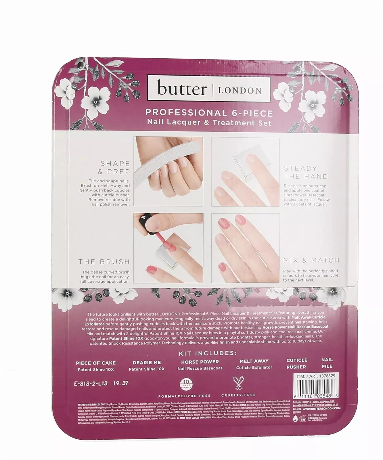 Butter London Professional 6-piece Nail Lacquer & Treatment Set