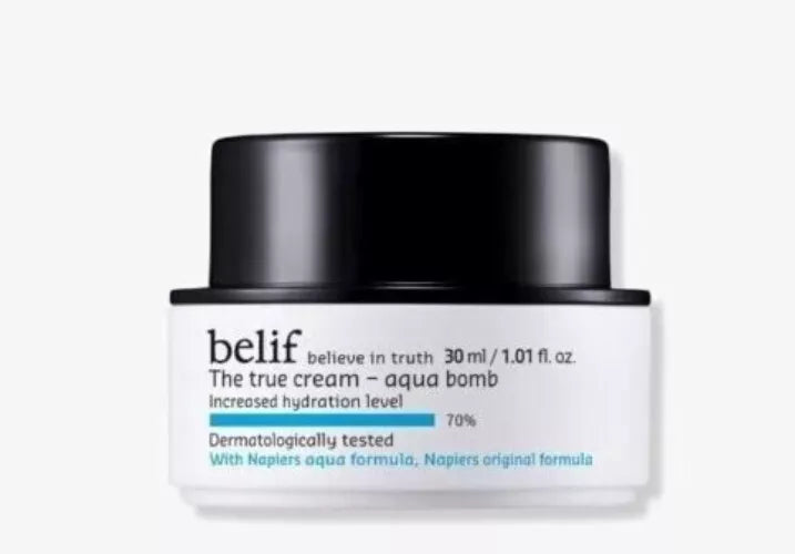 Belief Aqua Bomb Ultra Lightweight Facial Gel Cream 1.01oz/30ml Pack Of 2