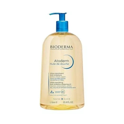 BIODERMA Atoderm Ultra-Nourishing Cleansing Oil 33.8oz + 3.4 OZ