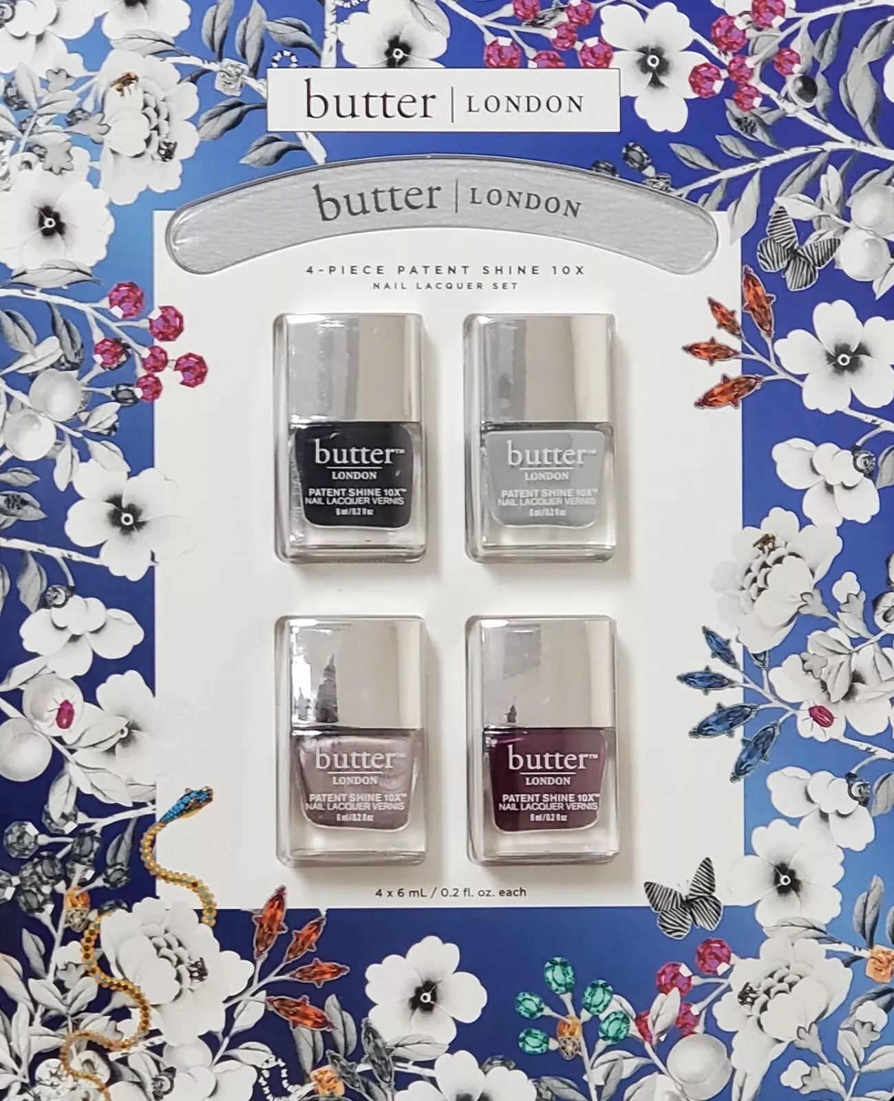 Butter London Five Piece Patent Shine 10x Nail Lacquer Set NIB