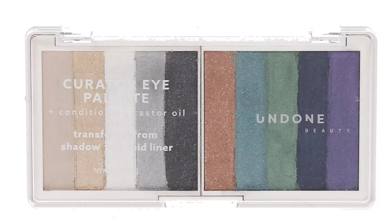 UNDONE BEAUTY Curator Eye Palette. Blendable Shadow, Highlight & Liquid Liner