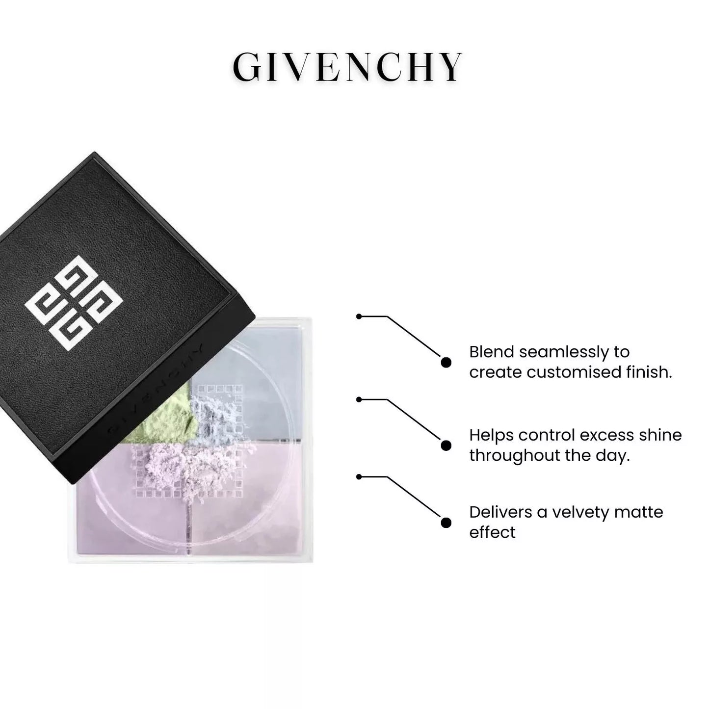 Givenchy Prisme Libre Finishing Loose Powder N01 Mousseline Pastel 0.4 oz