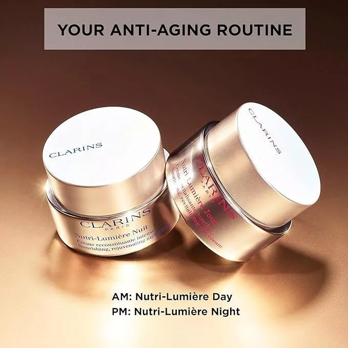 Clarins Nutri-Lumiere Day Cream for Unisex - 1.6 oz Cream
