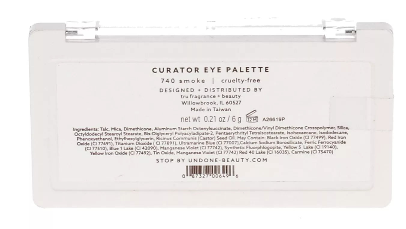 UNDONE BEAUTY Curator Eye Palette. Blendable Shadow, Highlight & Liquid Liner
