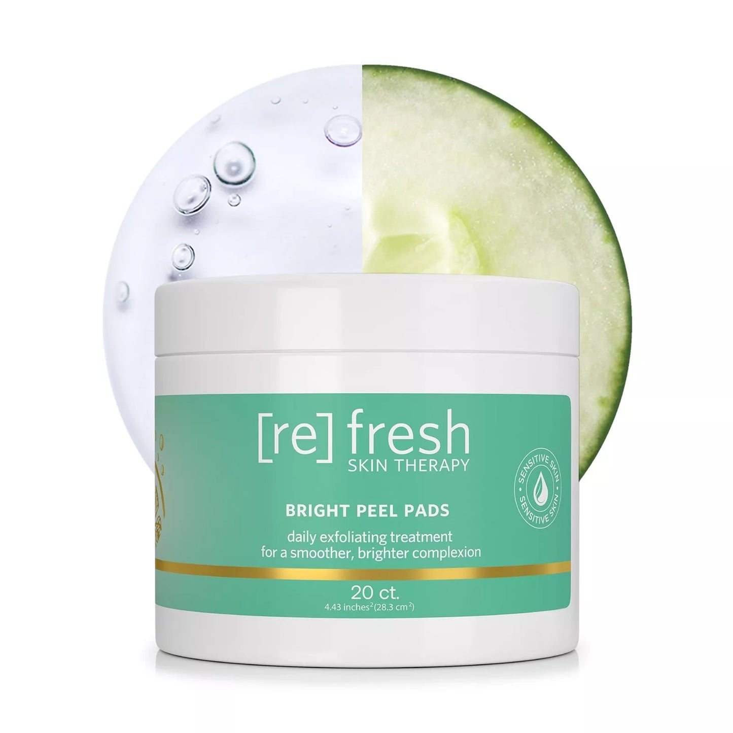 Refresh Skin Therapy Bright Peel Pads - 20 ct