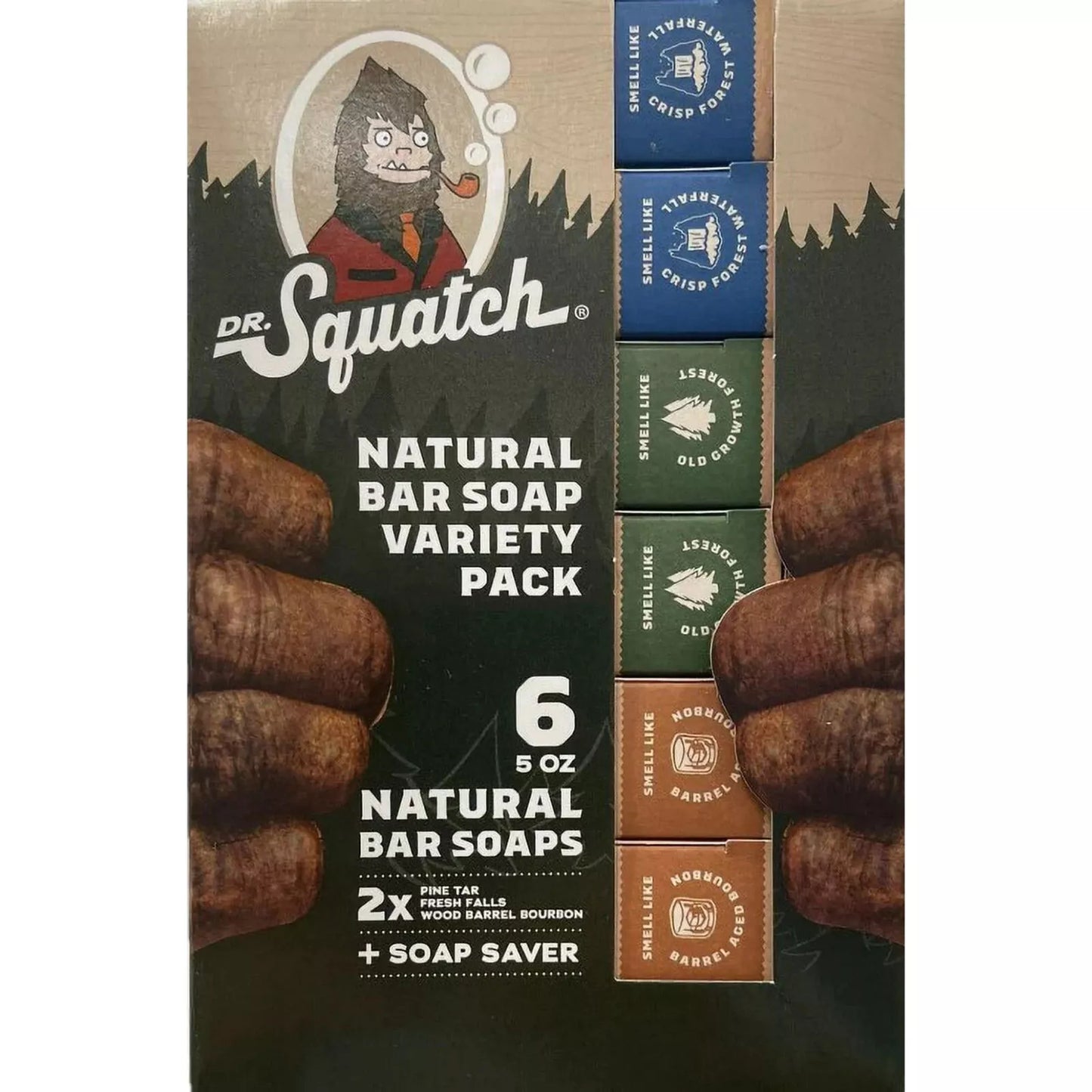 Dr. Squatch Natural Bar Soap, Variety Pack 5.0 oz., 6 pk