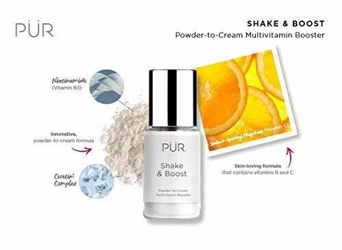 PÜR Shake & Boost Powder-to-Cream Multivitamin Booster 0.17-oz