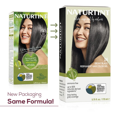 Naturtint 1n Black Ebony Hair Color (1xKit)