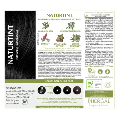 Naturtint 1n Black Ebony Hair Color (1xKit)