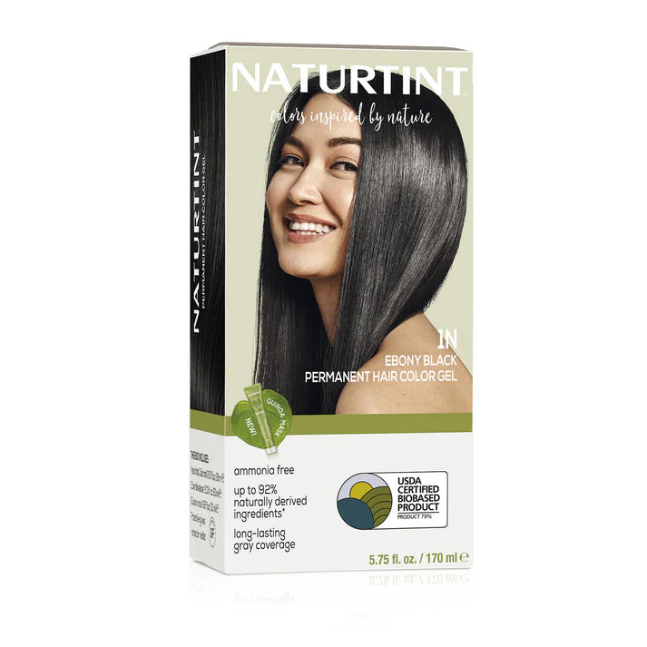 Naturtint 1n Black Ebony Hair Color (1xKit)
