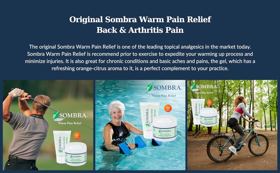 Sombra Warm Pain Relief Arthritis & Back Pain4 oz Tube