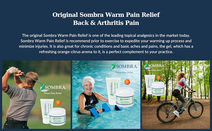 Sombra Warm Pain Relief Arthritis & Back Pain4 oz Tube