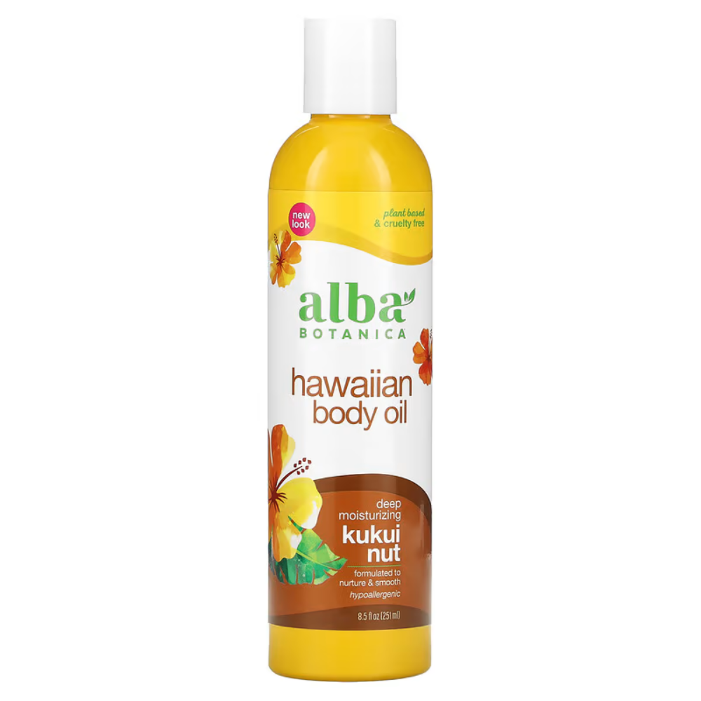 Alba Botanica Kukui Nut Massage Oil (1x8.5 Oz)