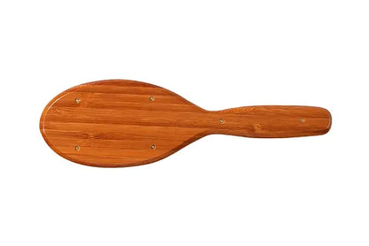 Bass 849I Dark Bamboo | Large Oval Hairbrush with Natural Bristle + Nylon Pin
