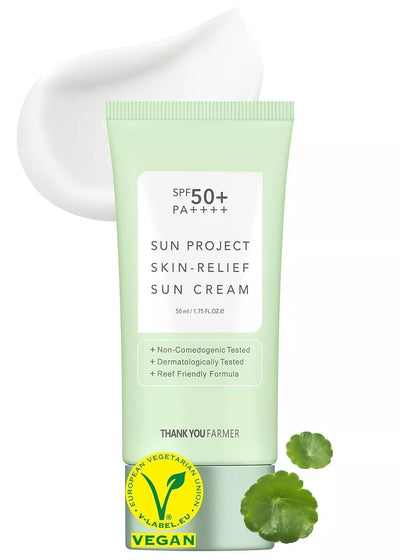 THANKYOU FARMER Sun Project Relief Sun Cream SPF50+ PA++++ (1.69oz / 50ml)
