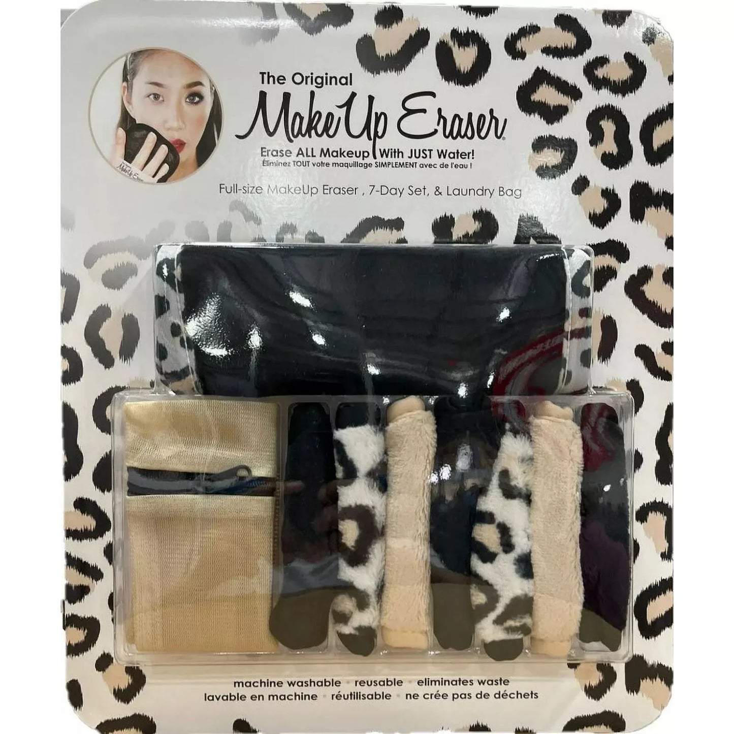 Makeup Eraser full size, 7 day set & Laundry Bag