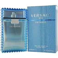 Man Eau Fraiche Eau De Toilette Spray Men by Versace, 6.7 Fl Oz