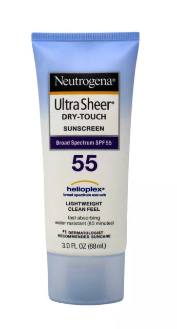 Neutrogena Sunblock, Ultra Sheer Dry-Touch SPF 55 - 3 oz,